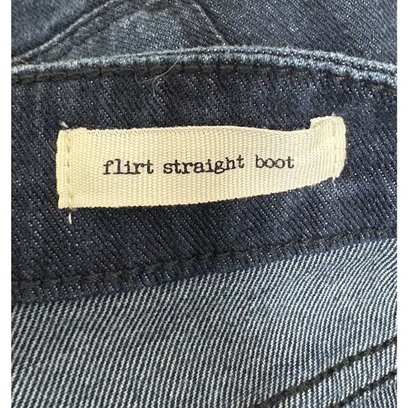 Jessica Simpson Flirt Straight Boot Jeans 18W Dark Wash Distressed Denim NWT - Picture 8 of 10